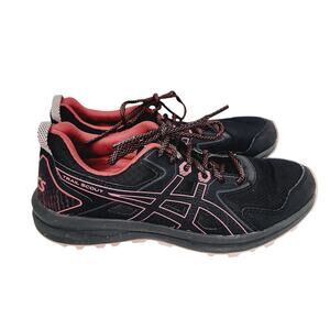 ASICS Women's Black & Pink Trail Scout Running Sneakers
